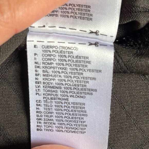 Black/grey Adidas golf CLIMACOOL shirt. Size medium - Picture 3 of 3